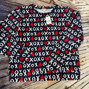EUC. Medium JCREW XOXO long sleeve top